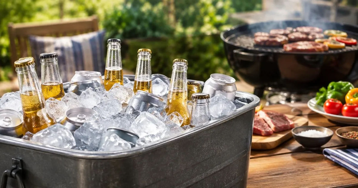 Imagem do post Melhores tipos de gelo para manter bebidas geladas no churrasco