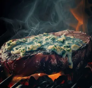 Foto da receita de Churrasco de Fraldinha com Gorgonzola