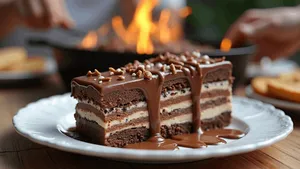Foto da receita de Delicioso Pavê de Chocolate! 