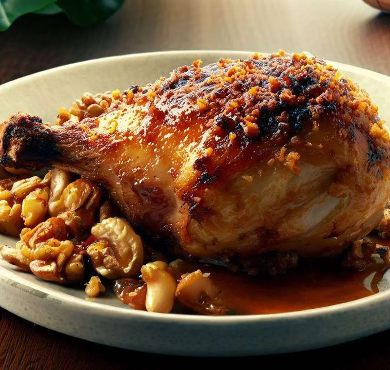 Foto da receita Frango com Crosta de Castanhas