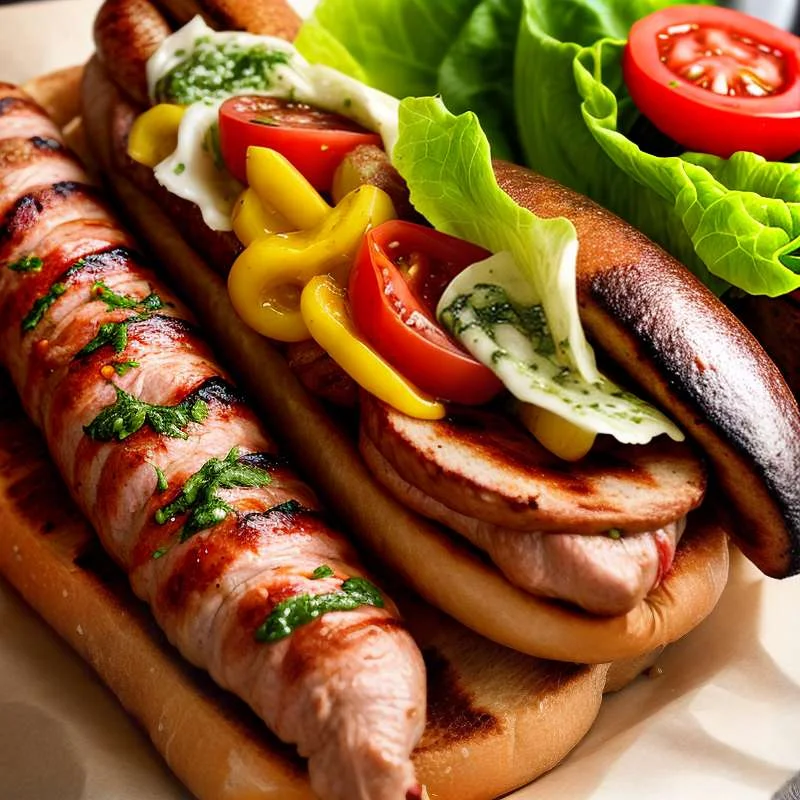 Foto da receita Lanche de choripan na churrasqueira