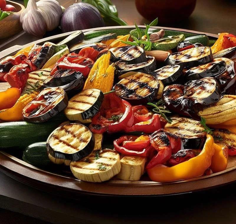 Foto da receita Legumes Grelhados com Molho de Ervas