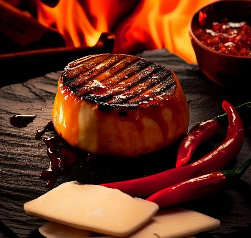 Foto da receita Queijo Coalho Grelhado com Geleia de Pimenta